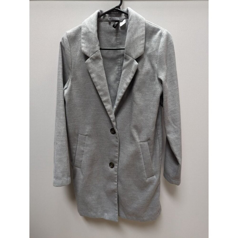 Divided Light Grey Soft Knit Peacoat